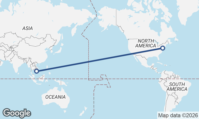 Ho Chi Minh City to Philadelphia