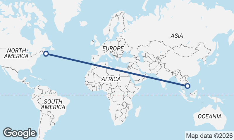 Ho Chi Minh City to Halifax