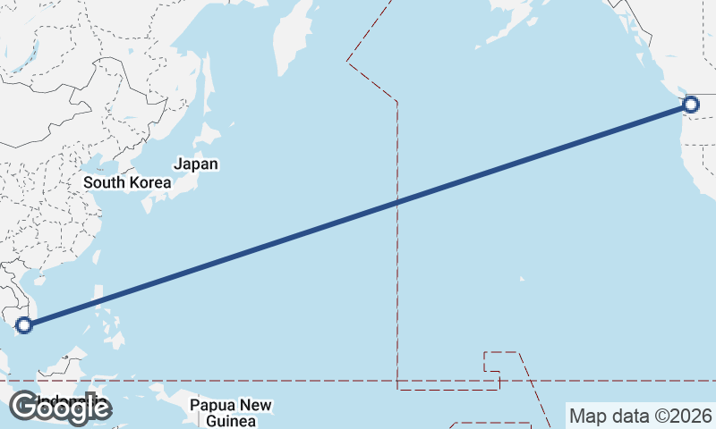 Ho Chi Minh City to Seattle