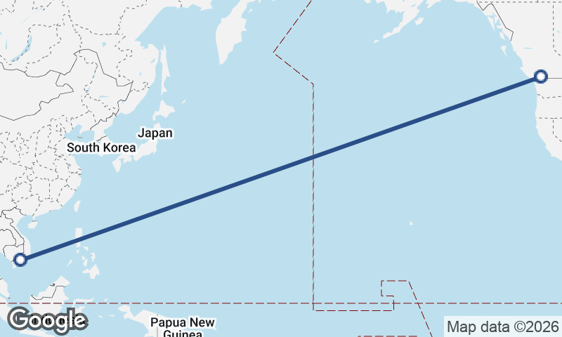 Ho Chi Minh City to Vancouver
