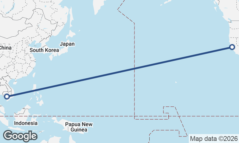 Phnom Penh to San Francisco