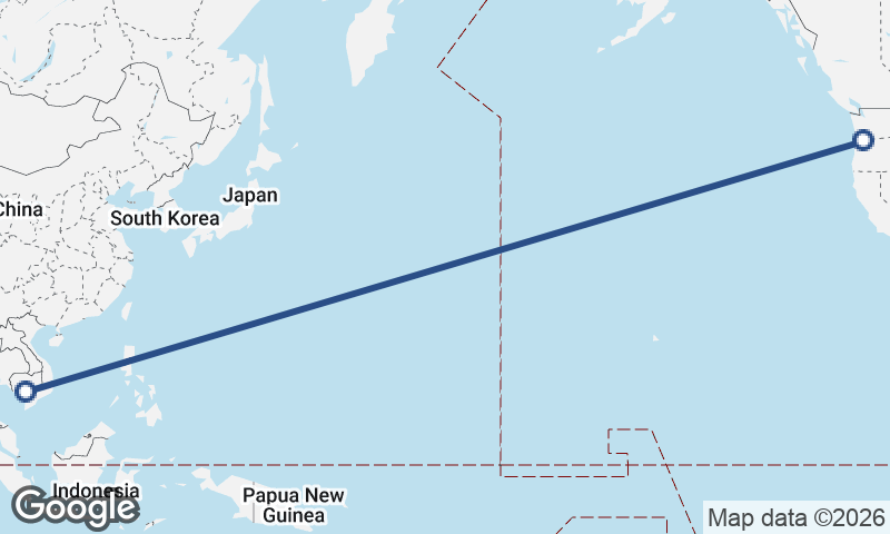 Phnom Penh to Portland