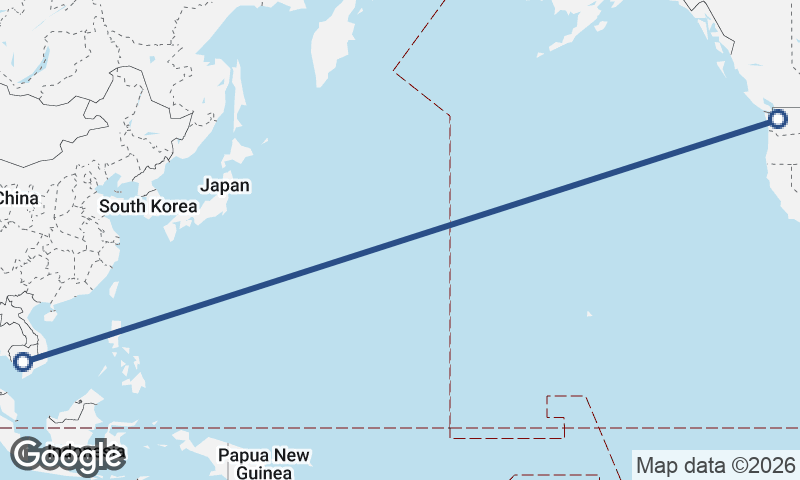 Phnom Penh to Seattle