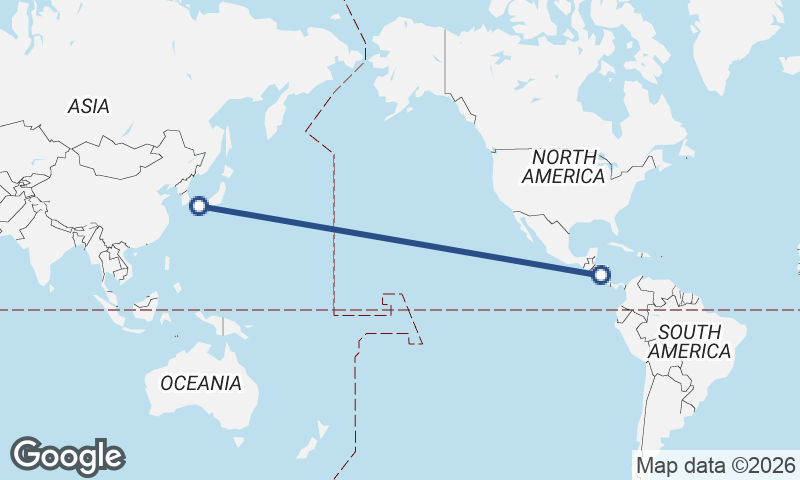 Managua to Hiroshima