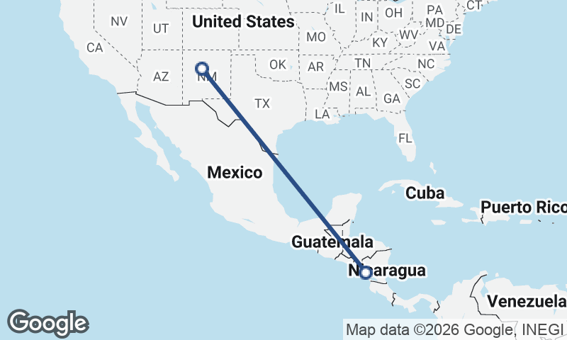 Managua to Albuquerque
