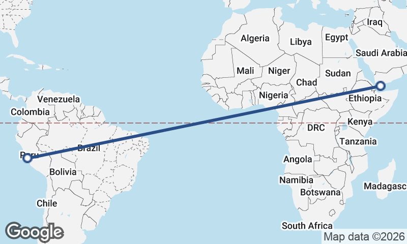 Aden to Lima