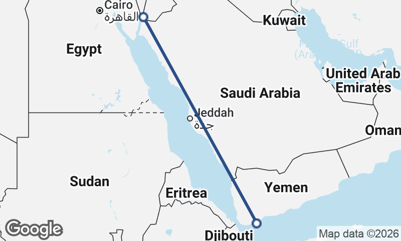 Aden to Al ‘Aqabah