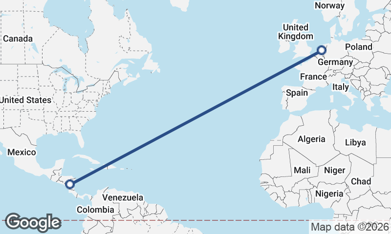 Nicaragua to Netherlands