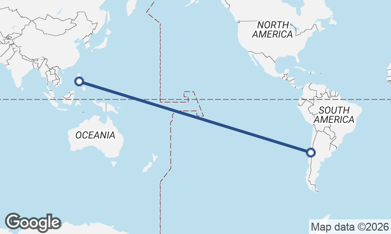 Philippines to Chile