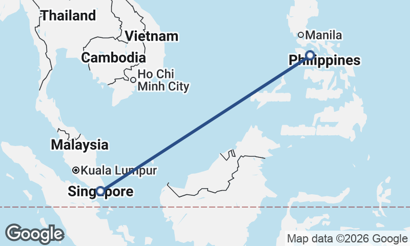 Philippines to Singapore