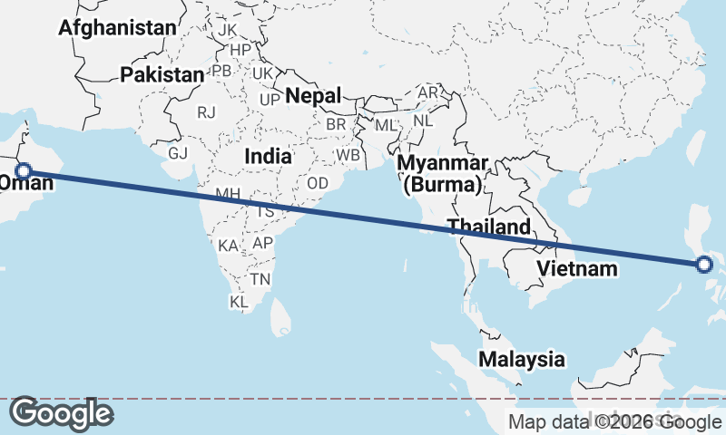 Philippines to Oman