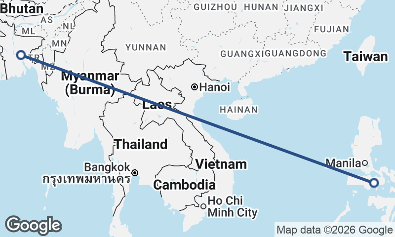 Philippines to Bangladesh