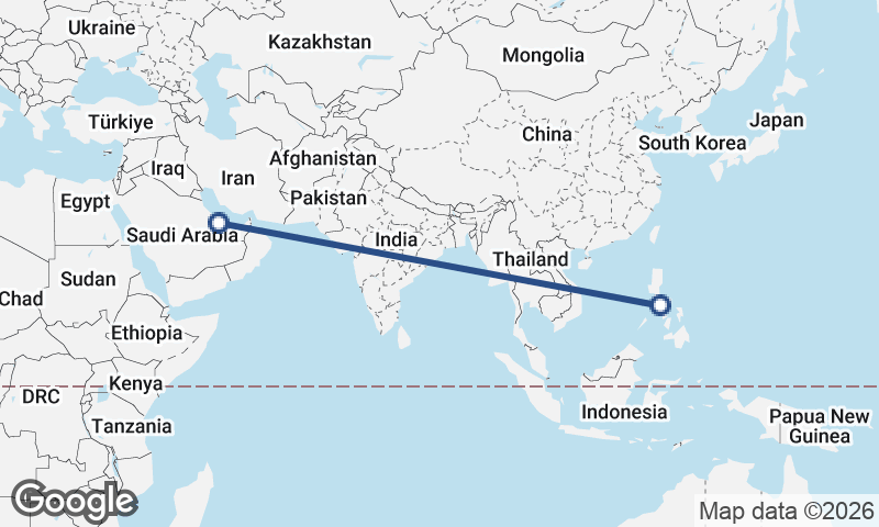 Philippines to Qatar