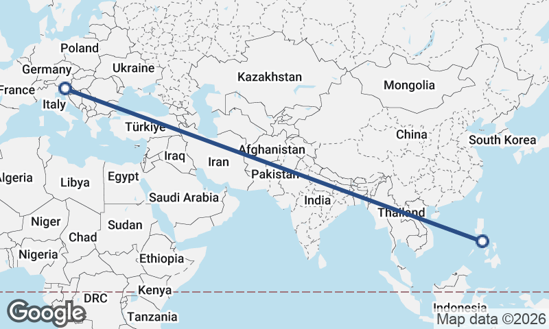 Philippines to Slovenia