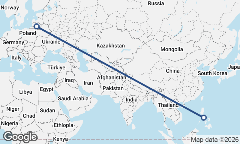 Philippines to Lithuania