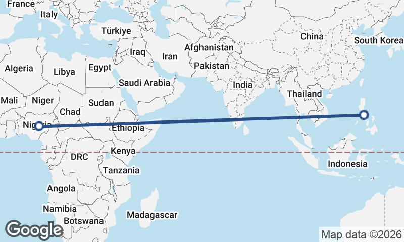 Philippines to Nigeria