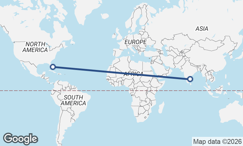 Chennai to Freeport City