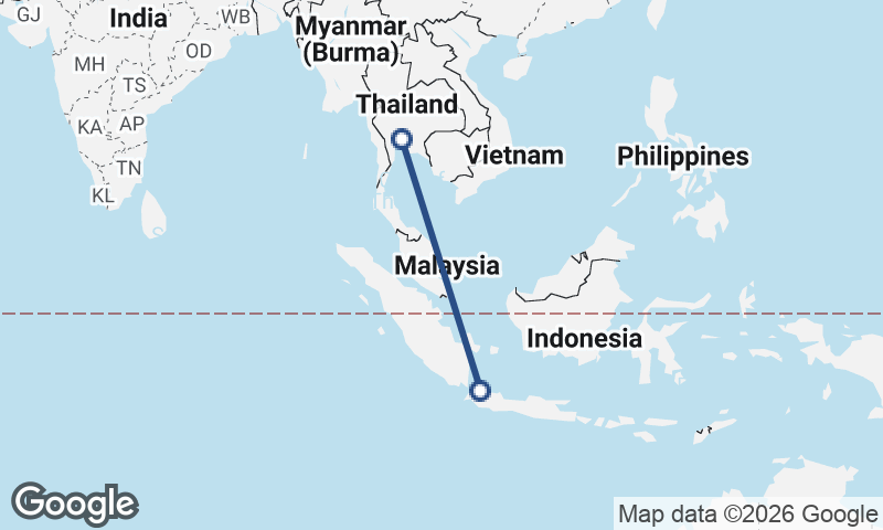 Bangkok to Jakarta