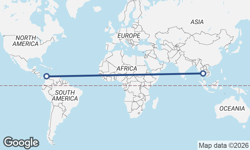 Bangkok to Cartagena