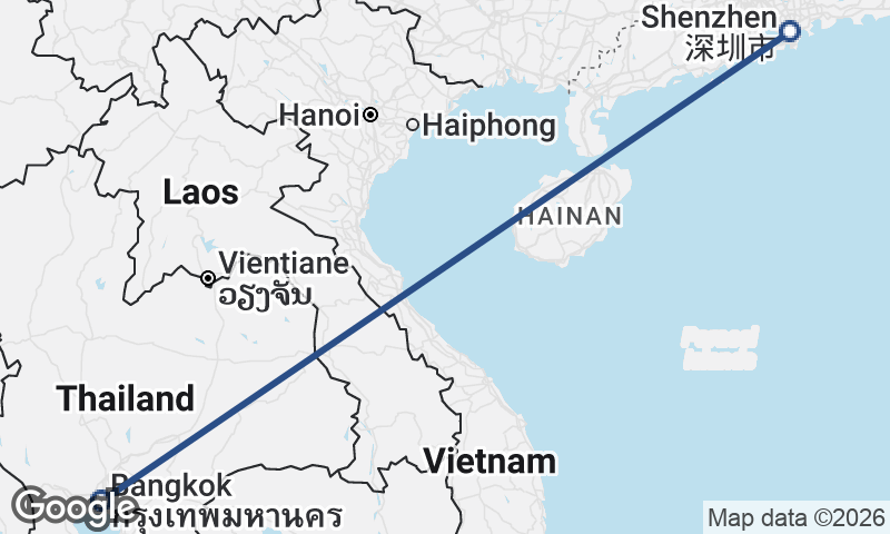 Bangkok to Shenzhen