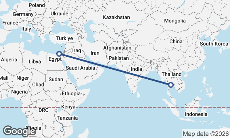 Bangkok to Port Said