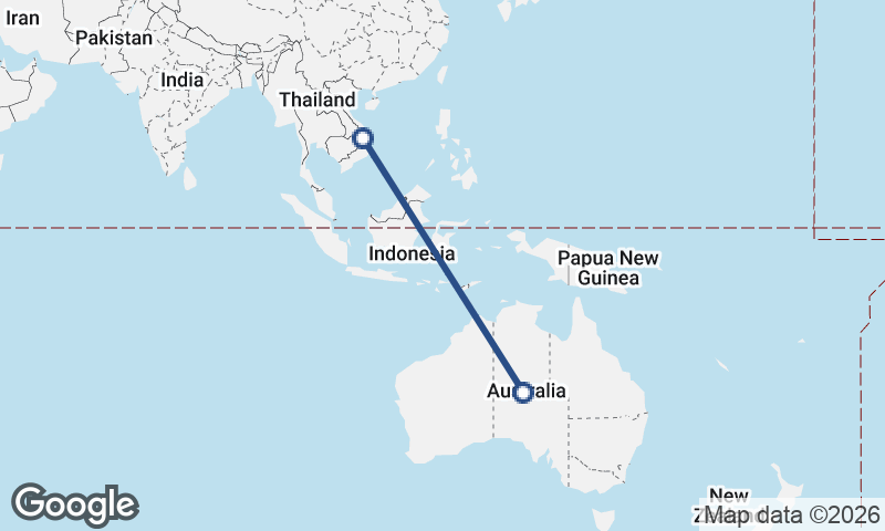Vietnam to Australia