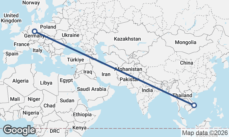 Vietnam to Germany
