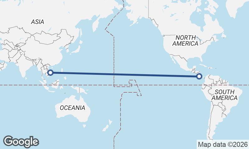 Vietnam to Costa Rica