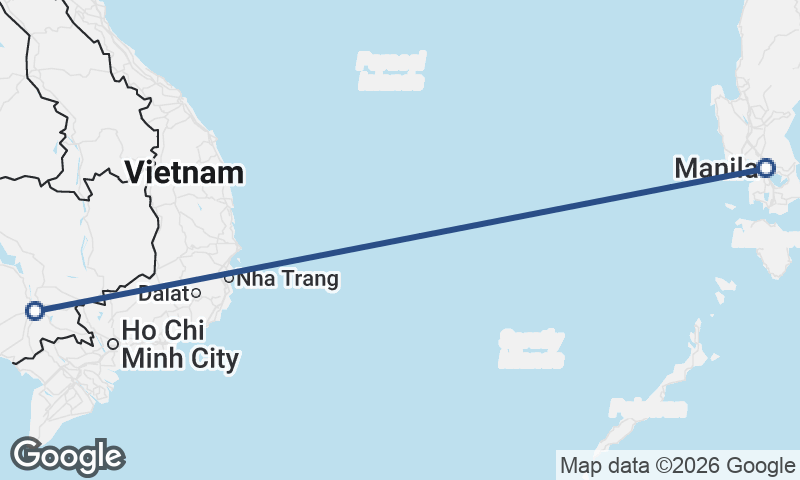 Manila to Phnom Penh