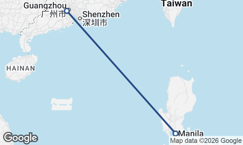 Manila to Foshan