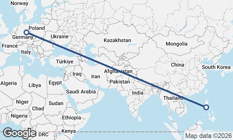 Manila to Leipzig