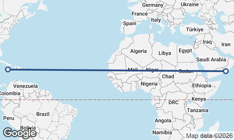 Şalālah to Kingston