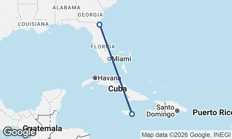 Kingston to Jacksonville