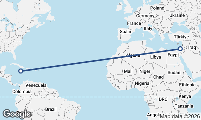 Kingston to Tel Aviv-Yafo