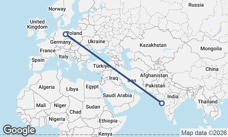 Mumbai to Berlin
