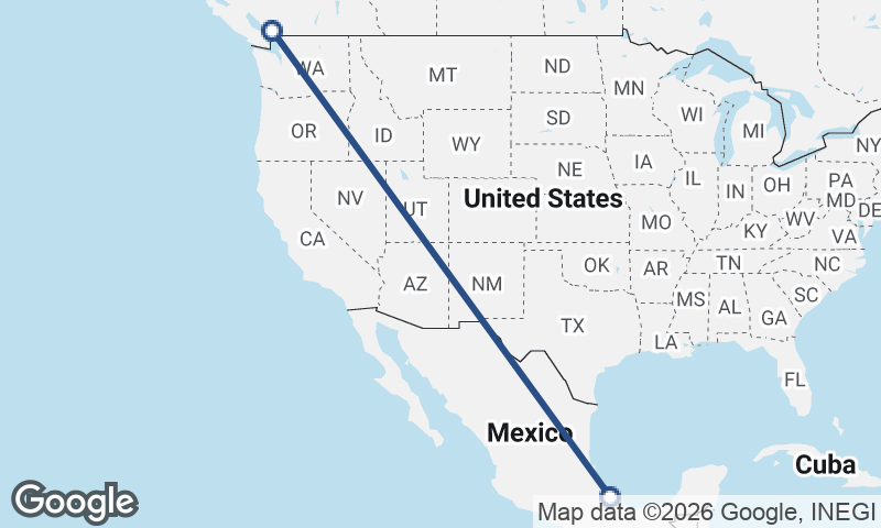 Veracruz to Vancouver