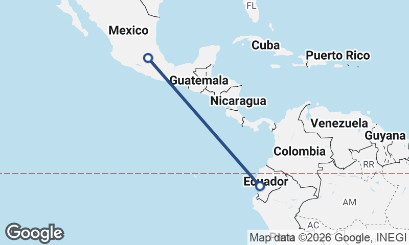 Mexico City to Guayaquil