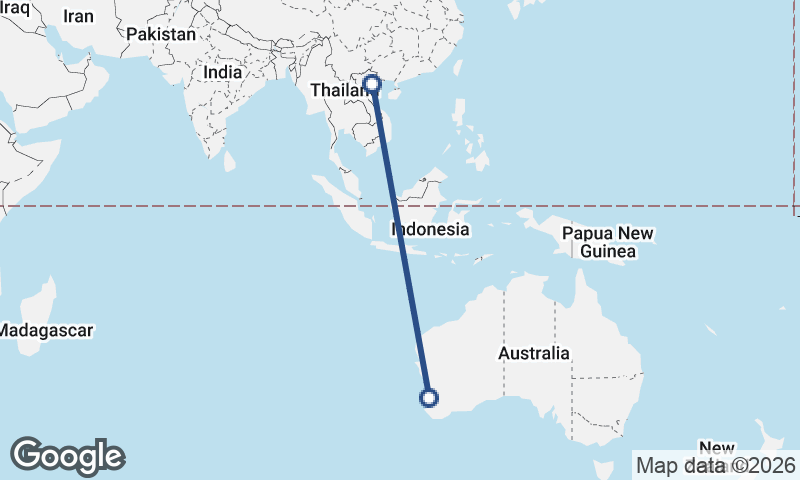 Hanoi to Perth