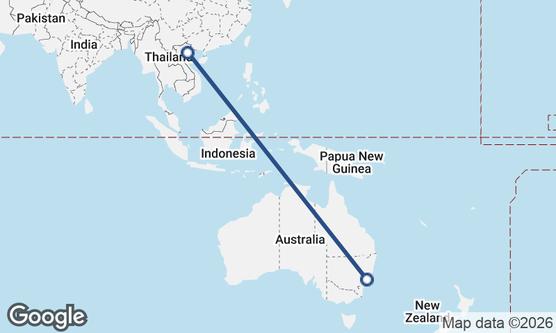 Hanoi to Sydney