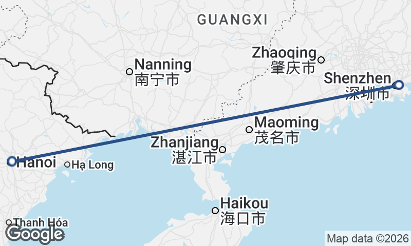 Hanoi to Shenzhen