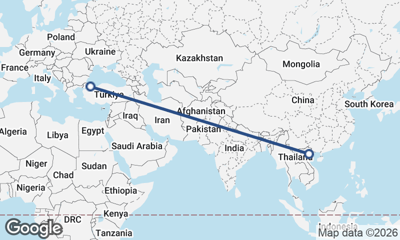 Hanoi to Istanbul