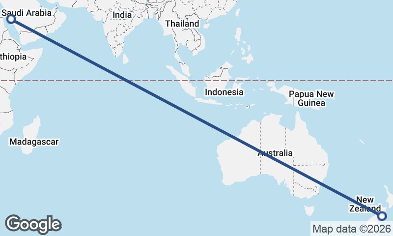 Mecca to Christchurch