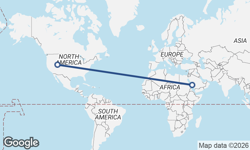 Mecca to Salt Lake City