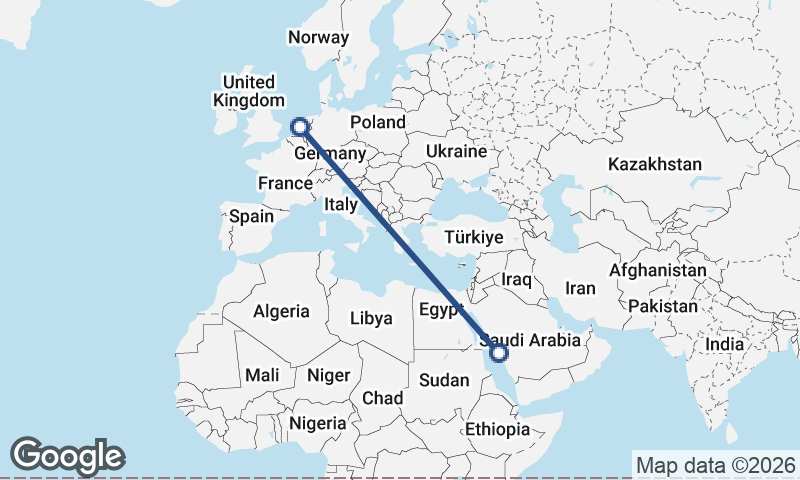 Mecca to Amsterdam
