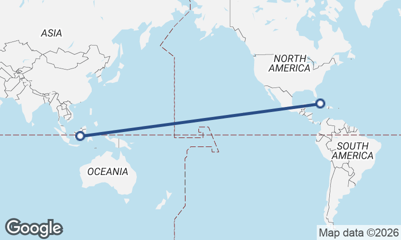 Cuba to Indonesia