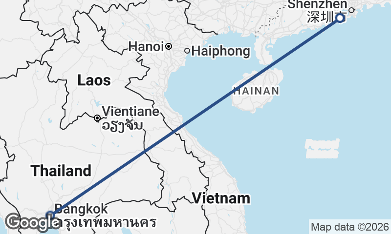 Macau to Bangkok