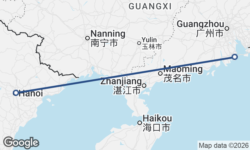 Macau to Hanoi