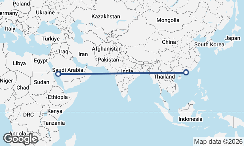 Macau to Mecca