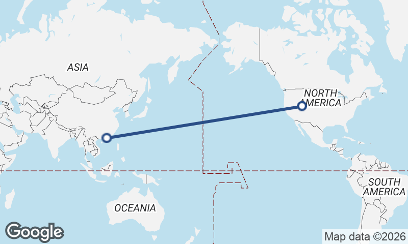 Macau to Salt Lake City