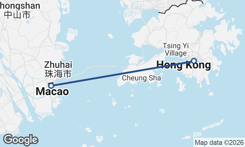 Hong Kong to Macau